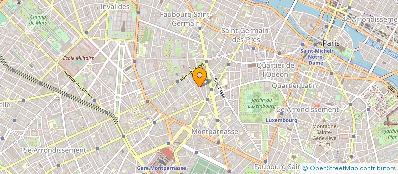 localisation de l'entreprise DARGAUD PRESSE à PARIS 6