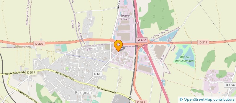 localisation de l'entreprise DARGAUD TP  PUSIGNAN