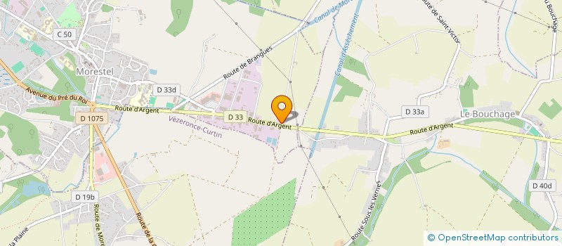 localisation de l'entreprise DARGENT  MORESTEL