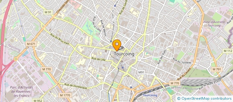 localisation de l'entreprise DARGENT/FLAMENT (ALLIANZ)  TOURCOING