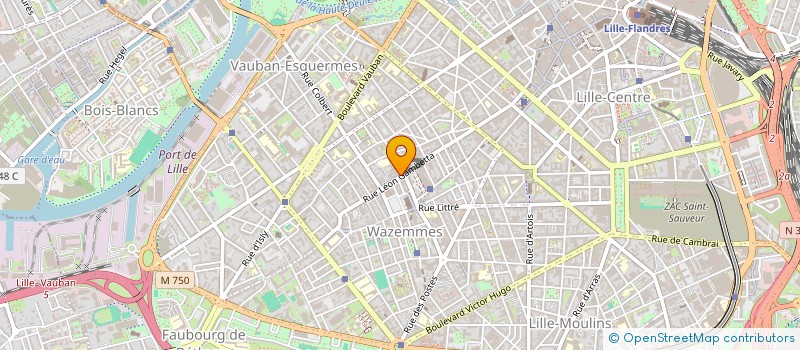 localisation de l'entreprise DARGENT SCI à LILLE
