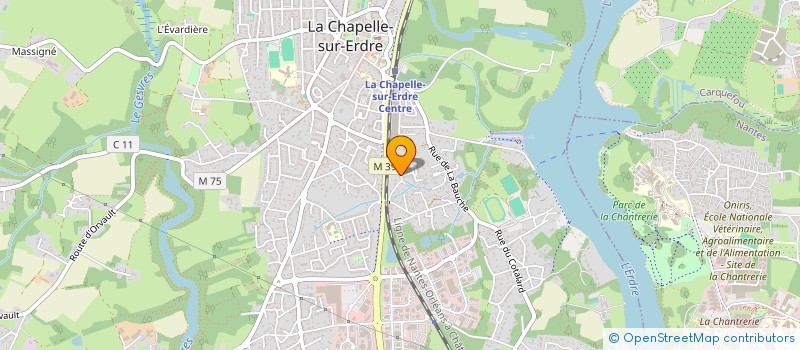 localisation de l'entreprise DARGOS à LA CHAPELLE-SUR-ERDRE