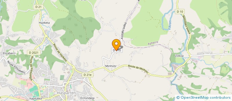 localisation de l'entreprise DARGUY BENJAMIN  HASPARREN