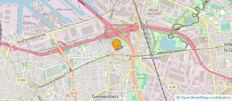 localisation de l'entreprise DARHAY à GENNEVILLIERS