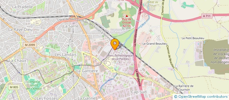 localisation de l'entreprise DARHIUS IMMOBILIER  CLERMONT-FERRAND