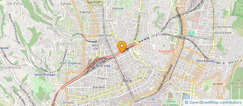 localisation de l'entreprise DARI BATIMENT à NICE