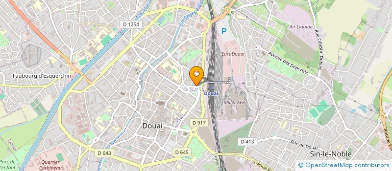 localisation de l'entreprise DARI IMMOBILIER à DOUAI