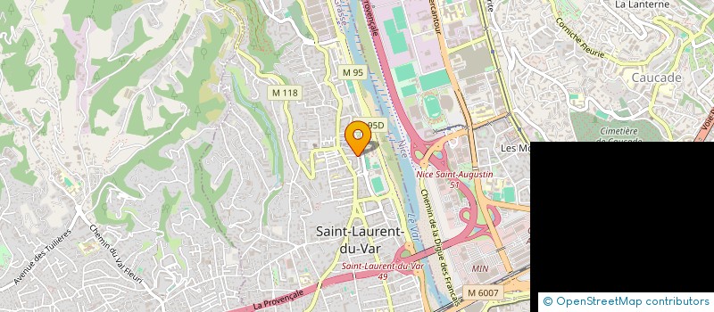 localisation de l'entreprise DARIA à SAINT-LAURENT-DU-VAR