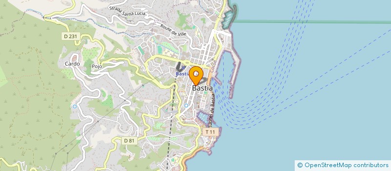 localisation de l'entreprise DARIA à BASTIA