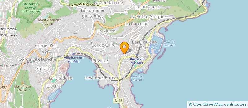 localisation de l'entreprise DARIAL à BEAULIEU-SUR-MER