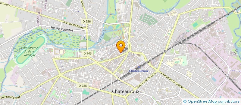 localisation de l'entreprise DARIMEDIA à CHATEAUROUX