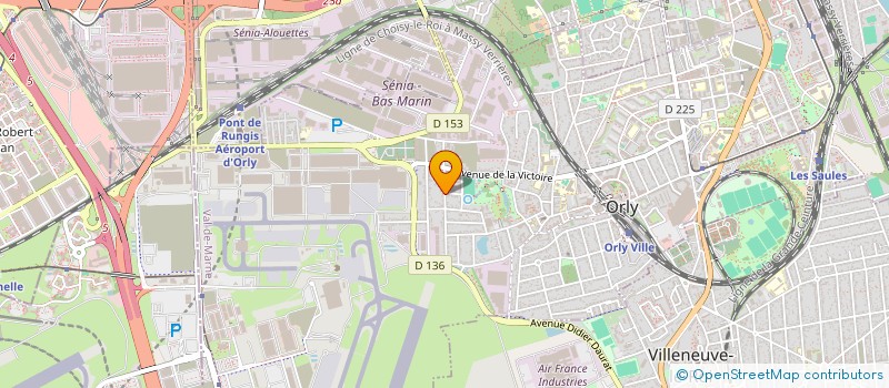 localisation de l'entreprise DARINA  ORLY