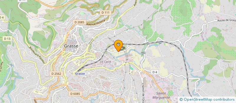 localisation de l'entreprise DARINNE à GRASSE