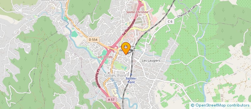 localisation de l'entreprise DARIO  SOLLIES-PONT