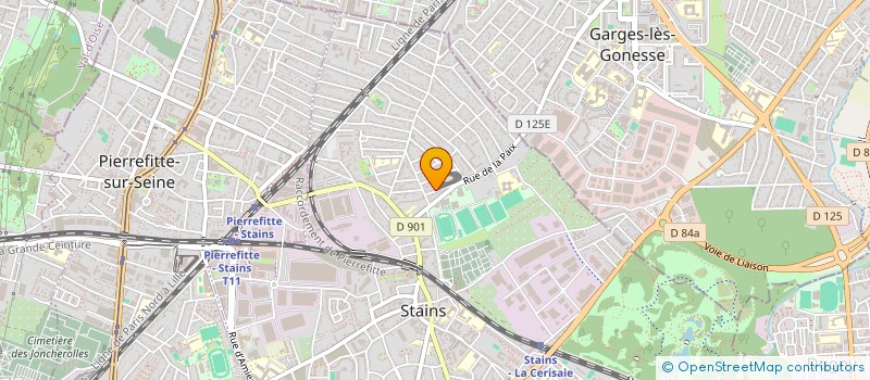 localisation de l'entreprise DARIO BATIMENT à STAINS