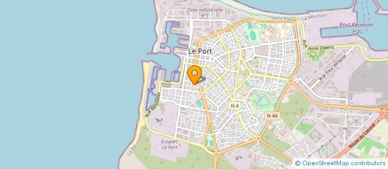 localisation de l'entreprise DARIS  LE PORT