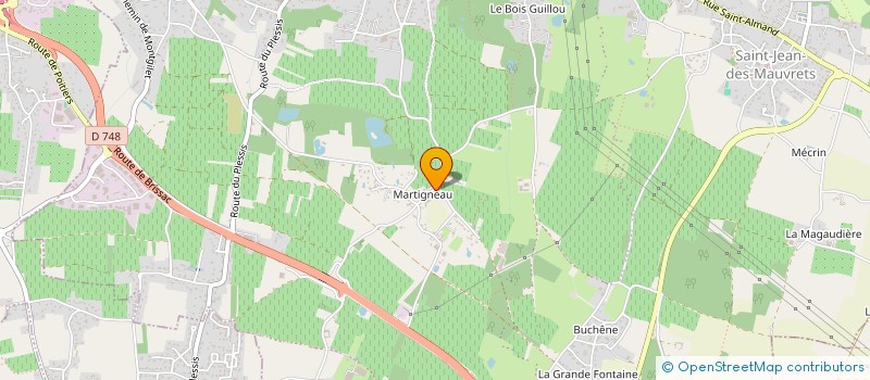 localisation de l'entreprise DARIS  LES GARENNES SUR LOIRE