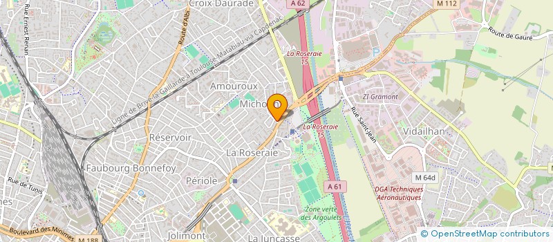 localisation de l'entreprise DARISSIA à TOULOUSE