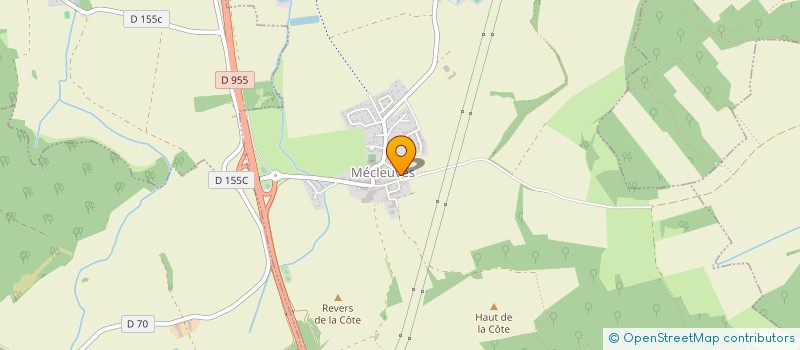 localisation de l'entreprise DARITA  MECLEUVES