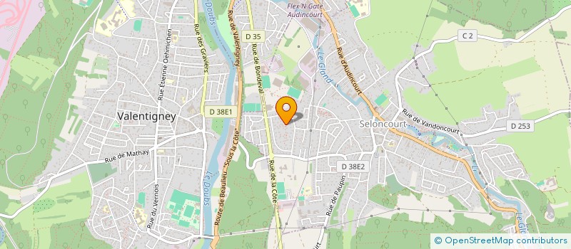 localisation de l'entreprise DARIUS  SELONCOURT