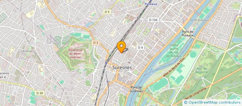 localisation de l'entreprise DARIUS à SURESNES