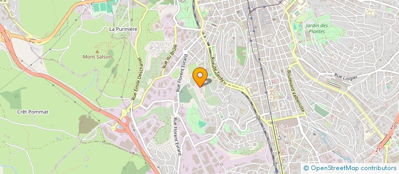 localisation de l'entreprise DARIUS ART  SAINT-ETIENNE