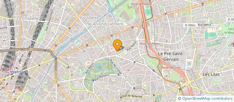 localisation de l'entreprise DARIUS DISTRI  BOBIGNY