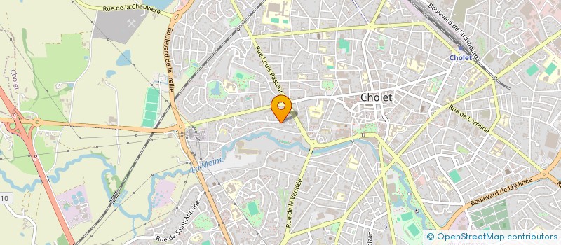 localisation de l'entreprise DARIUS MEDIA à CHOLET
