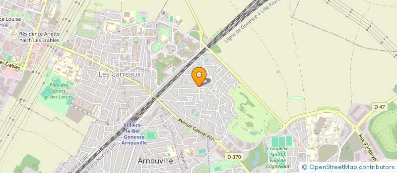 localisation de l'entreprise DARJAM  GONESSE