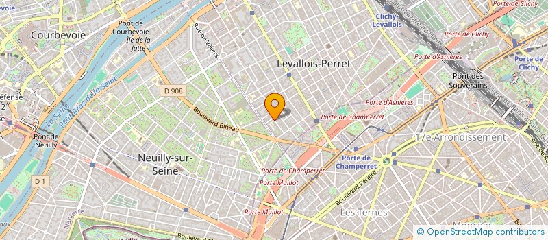 localisation de l'entreprise DARJEDDA à LEVALLOIS-PERRET