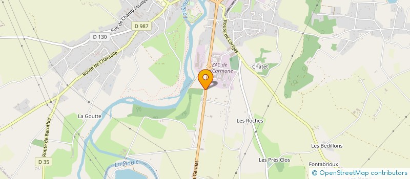 localisation de l'entreprise DARJO  SAINT-POURCAIN-SUR-SIOULE