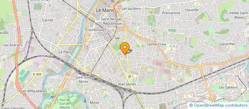 localisation de l'entreprise DARJOLYS CAPITAL à LE MANS