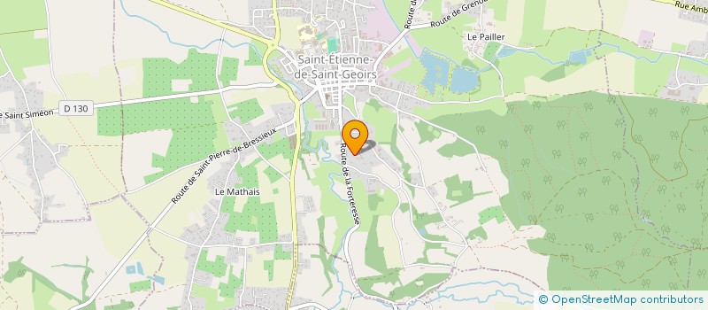 localisation de l'entreprise DARK  SAINT-ETIENNE-DE-SAINT-GEOIRS