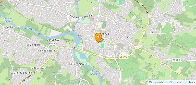 localisation de l'entreprise DARK  VERTOU