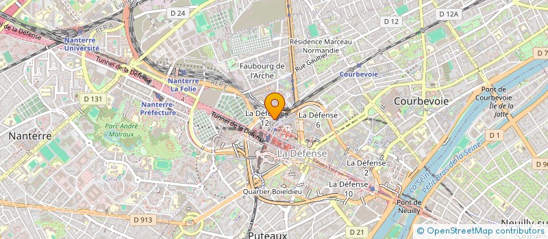 localisation de l'entreprise DARK BEARS ASSOCIATION SPORTIVE DE L'ICN BUSINESS SCHOOL  PUTEAUX