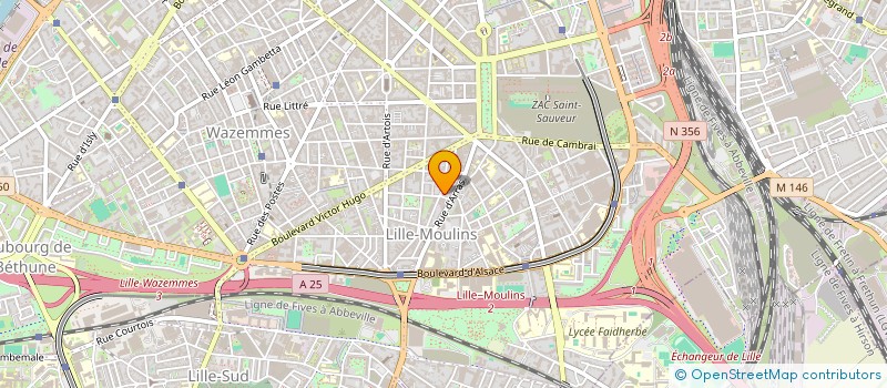 localisation de l'entreprise DARK DISCHARGE à LILLE