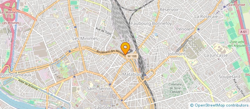 localisation de l'entreprise DARK FACTORY à TOULOUSE