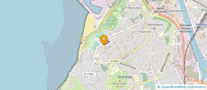 localisation de l'entreprise DARK LASER  LE PORTEL