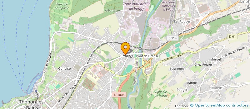 localisation de l'entreprise DARK SIS à THONON-LES-BAINS
