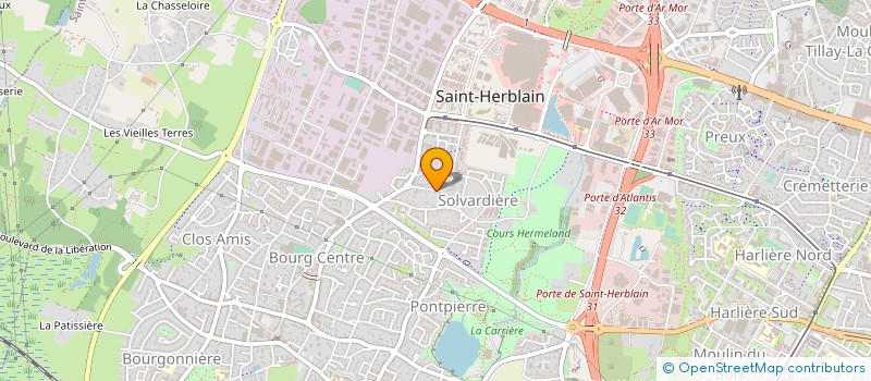 localisation de l'entreprise DARKA à SAINT-HERBLAIN