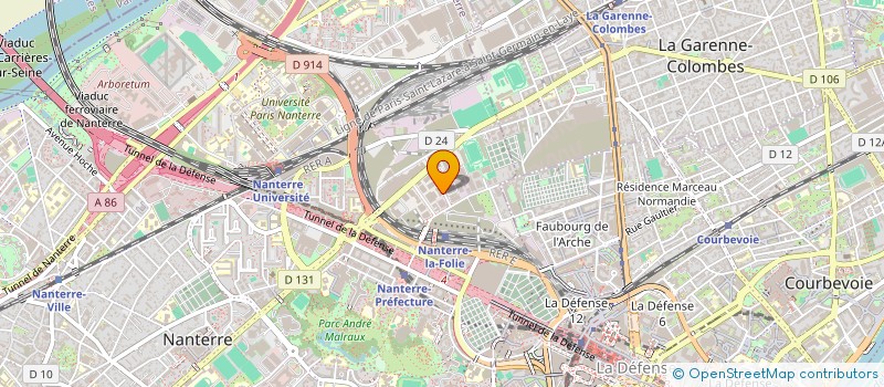 localisation de l'entreprise DARKENOAM  COURBEVOIE