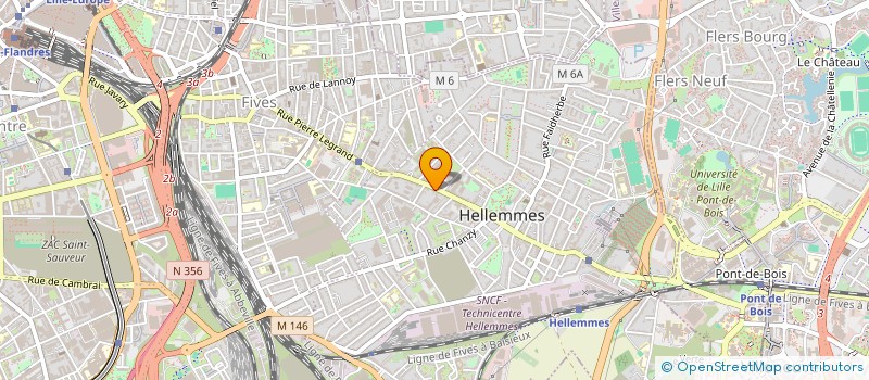 localisation de l'entreprise DARKITCHEN SB à LILLE