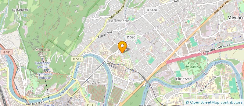 localisation de l'entreprise DARKLIGHT STUDIOS  LA TRONCHE