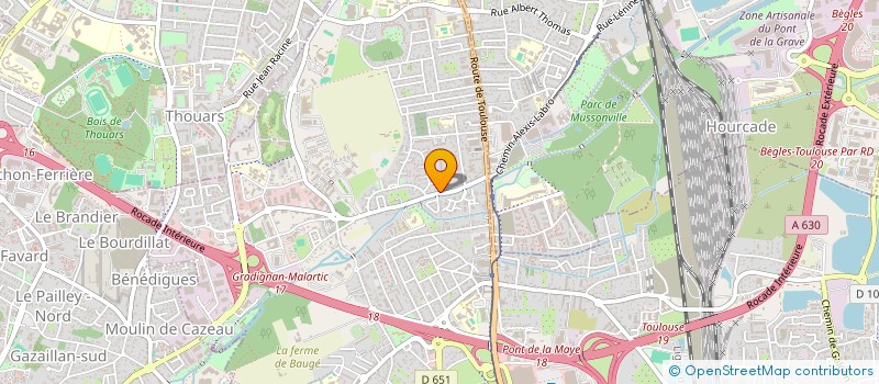 localisation de l'entreprise DARKSAILS  VILLENAVE-D'ORNON