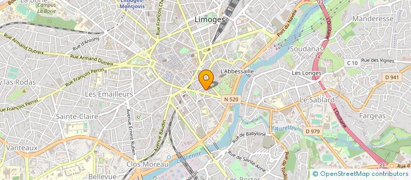 localisation de l'entreprise DARKSIDE à LIMOGES