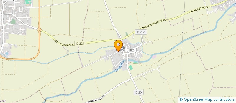 localisation de l'entreprise DARKWATERS  CHAVAROUX