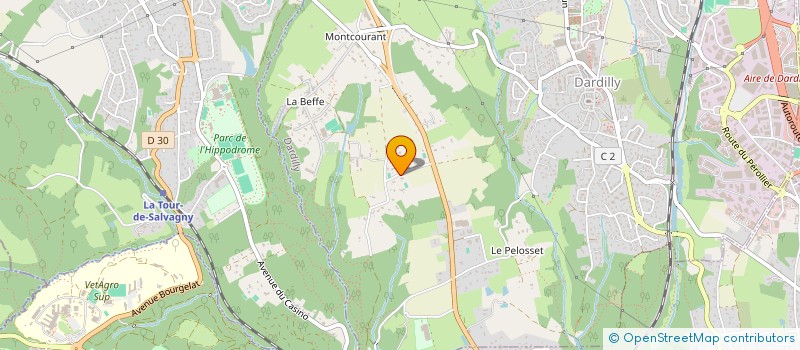 localisation de l'entreprise DARL IMMO  DARDILLY