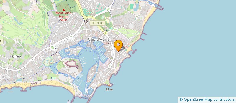 localisation de l'entreprise DARLAB 34  AGDE