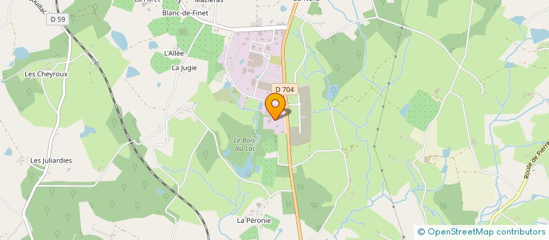 localisation de l'entreprise DARLAVOIX à SAINT-YRIEIX-LA-PERCHE