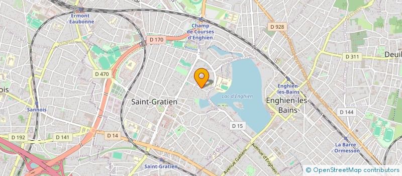 localisation de l'entreprise DARLE INVESTISSEMENTS  SAINT-GRATIEN